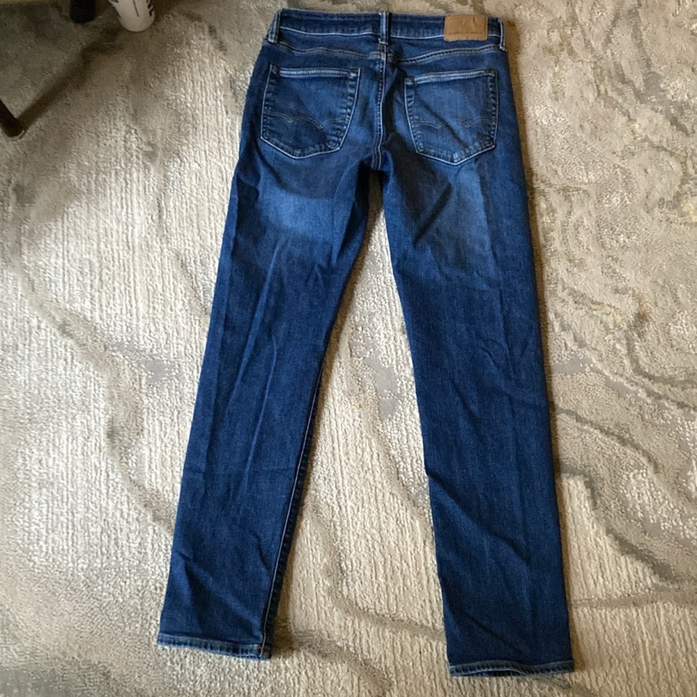 American Eagle Dark Wash Airflex Jeans - Picture 4 of 7